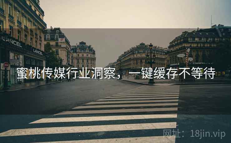 蜜桃传媒行业洞察，一键缓存不等待