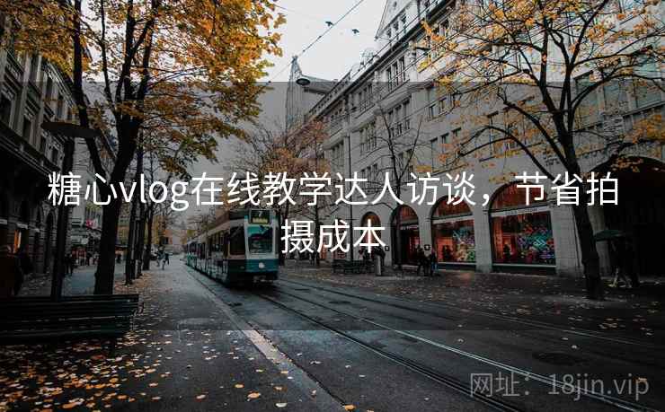 糖心vlog在线教学达人访谈,节省拍摄成本 糖心vlog在线教学达人访谈,节省拍摄成本